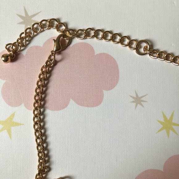 🎁 FWP Coral Reef Gold-tone Statement Necklace - Picture 4 of 4